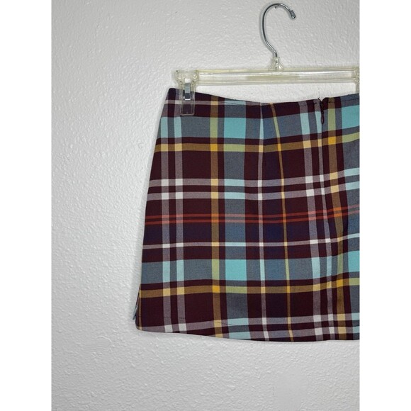 Urban Outfitters Women’s Mini Skirt Size Small Tartan Plaid Academia School Girl - Picture 9 of 12